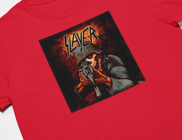 Koszulka z naszywką Slayer Demon