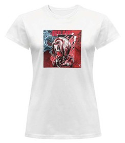 Bluzka damska z naszywką RED GIRL