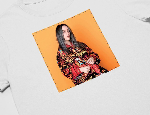 Koszulka z naszywką Billie Eilish 02