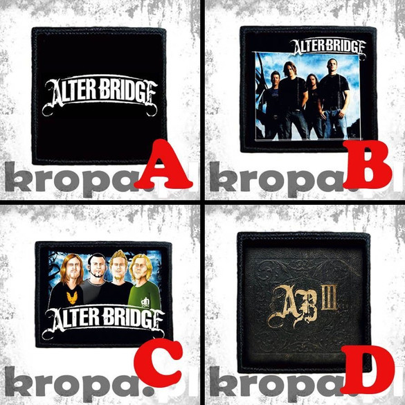 Naszywka ALTER BRIDGE 8 X 8 cm Dużo Wzorów!