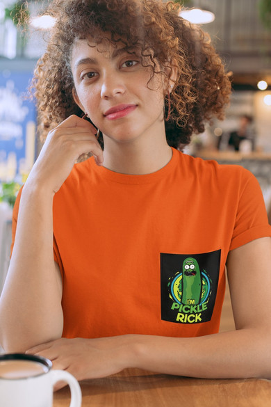 Koszulka z kieszonką RICK AND MORTY