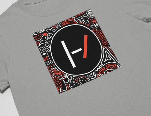 Koszulka z naszywką Twenty One Pilots 05