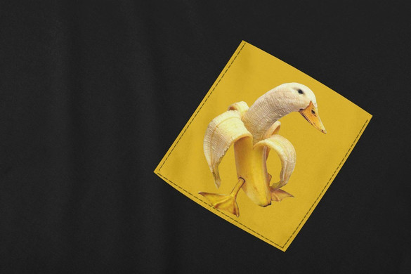 Koszulka z kieszonką BANANA DUCK