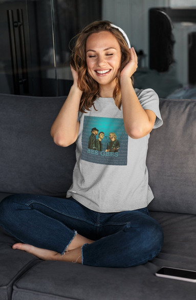 Bluzka damska z naszywką Bee Gees 01