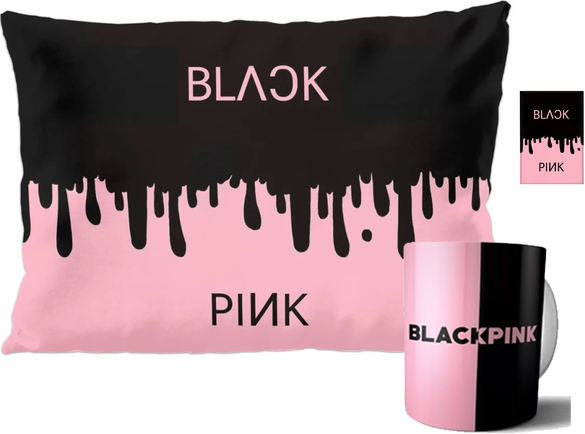 Zestaw BlackPink Poduszka & Kubek & Magnes 