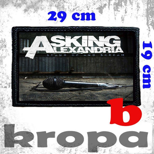 Naszywka duża na ubranie ASKING ALEXANDRIA