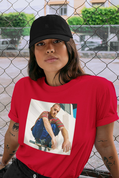 Koszulka z naszywką Euphoria Fezco