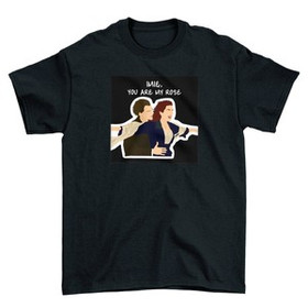 Koszulka z naszywką na Walentynki TWÓJ NAPIS