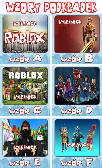 Podkładka pod mysz ROBLOX 24x19cm Z POLSKI +imię