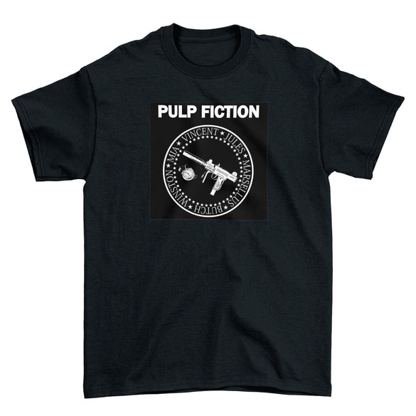 Koszulka z naszywką Pulp Fiction Gun