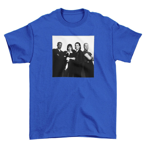 Koszulka z naszywką Pulp Fiction Squad 01