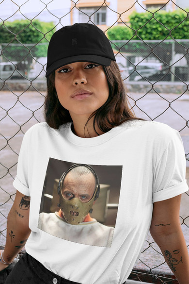 Koszulka z naszywką Hannibal Lecter