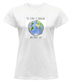 Bluzka damska z naszywką The Climat...