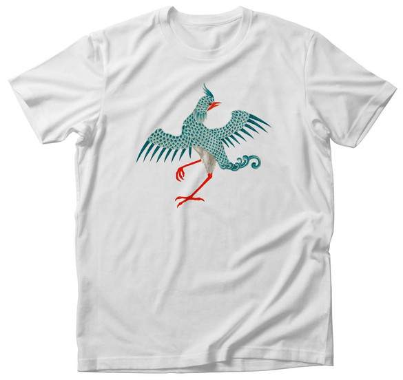 Koszulka ŻURAW JAPOŃSKI RYSUNEK