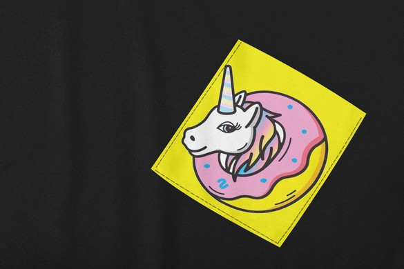 Koszulka z kieszonką JEDNOROŻEC UNICORN