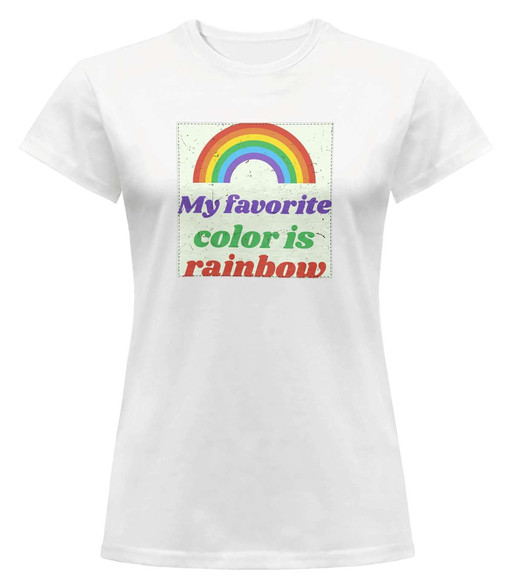 Bluzka damska z naszywką Favourite colour