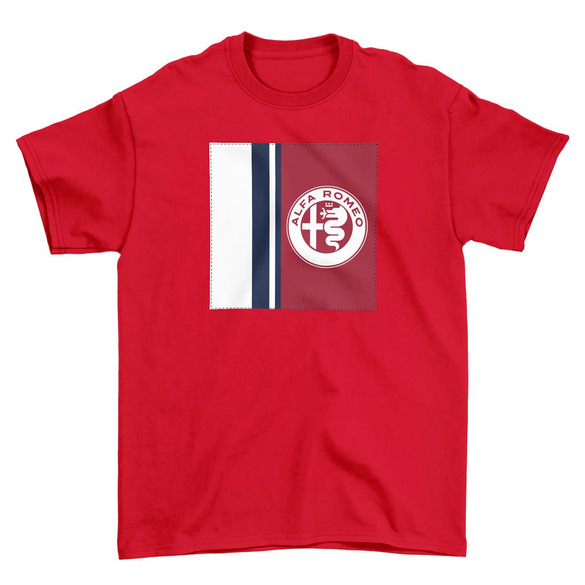 Koszulka z naszywką Alfa Romeo 02