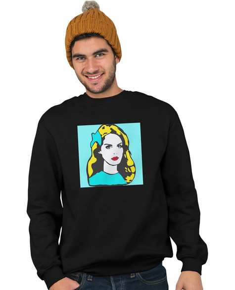 Bluza z naszywką LANA DEL REY pop art