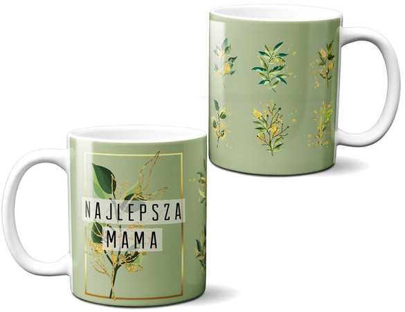 Kubek dla Mamy NAJLEPSZA MAMA + IMIĘ 04