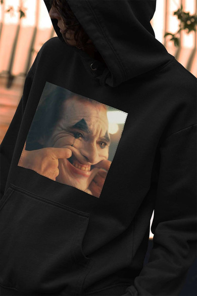 Bluza z naszywką Joker Happy face