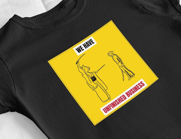 Bluzka damska z naszywką We have unfinished ...