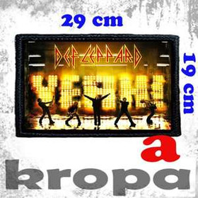 Naszywka duża na ubranie DEF LEPPARD