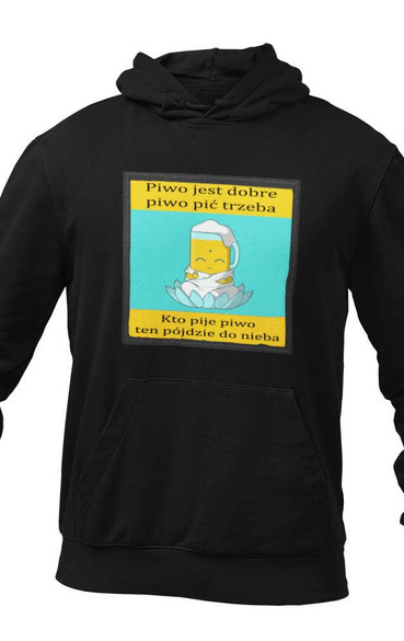 Bluza z naszywką PIWO JEST DOBRE...