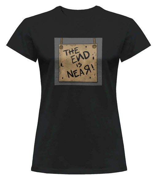 Bluzka damska z naszywką The end is near