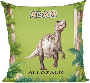 Poduszka Dinozaury Allozaur z dowolnym imieniem