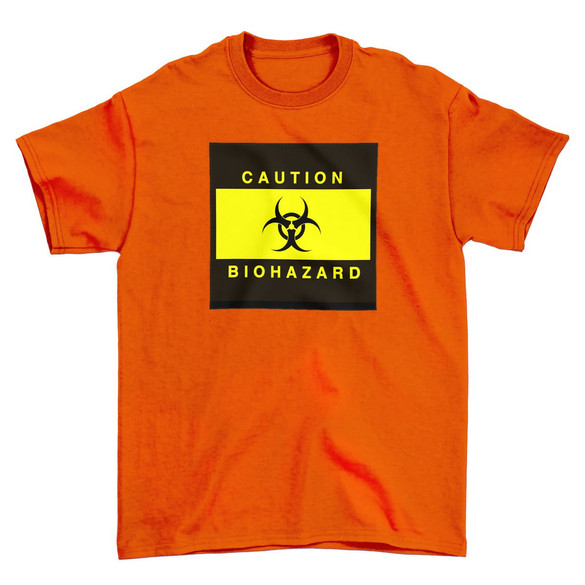 Koszulka z naszywką Biohazard 02