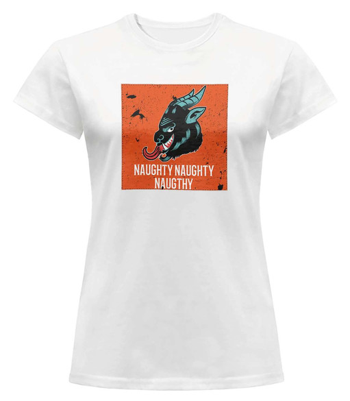 Bluzka damska z naszywką Naughty
