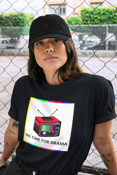 Koszulka z naszywką No time for drama