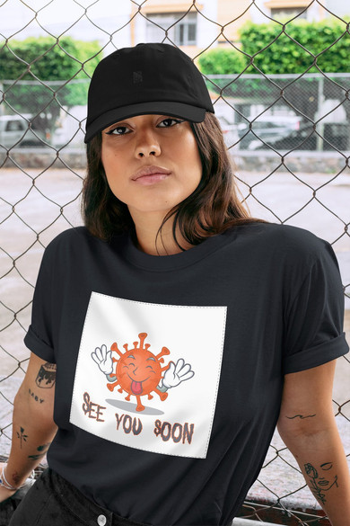 Koszulka z naszywką See You Soon