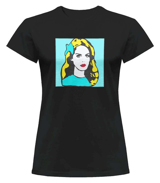 Bluzka damska z naszywką LANA DEL REY pop art