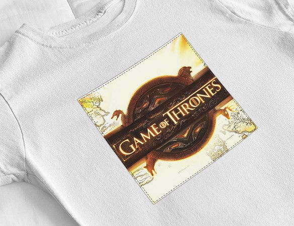 Bluzka damska z naszywką Game of Thrones logo