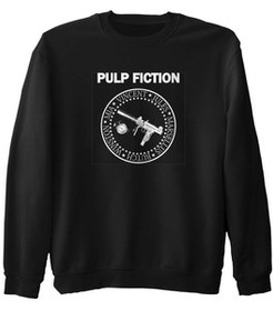 Bluza z naszywką Pulp Fiction Gun