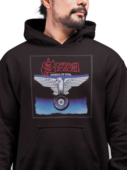 Bluza z naszywką SAXON WHEELS OF STEEL