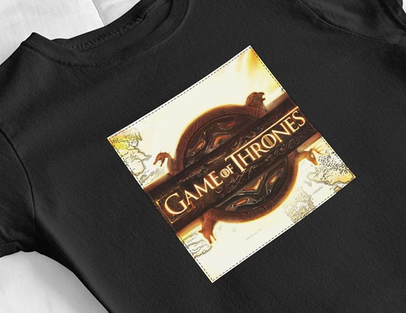 Bluzka damska z naszywką Game of Thrones logo