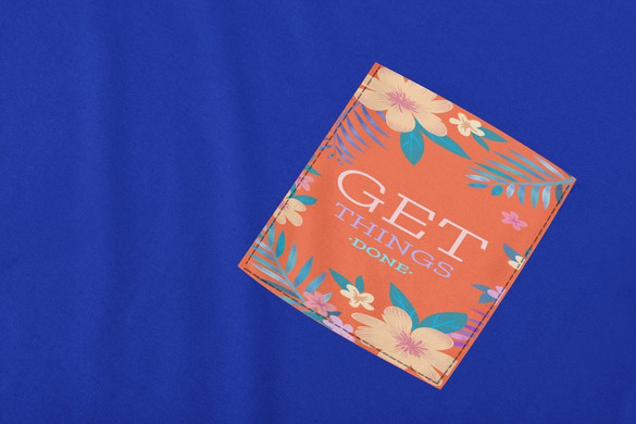 Koszulka z kieszonką GET THINGS