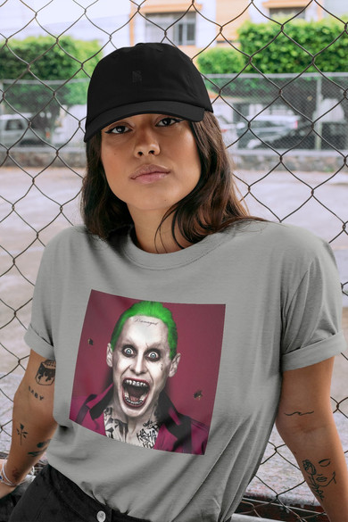 Koszulka z naszywką Joker Jared Leto Scream