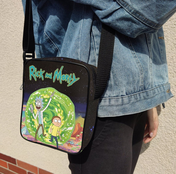 Torba Listonoszka RICK AND MORTY Dodaj Napis!