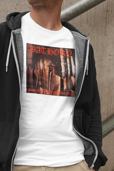 Koszulka z naszywką BATHORY 02