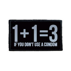 Naszywka  1+1= 3 ......