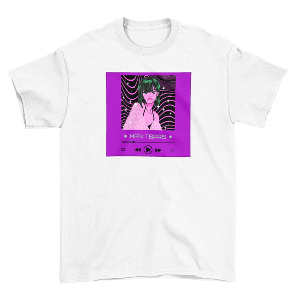 Koszulka z naszywką  Man tears