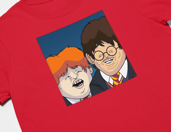 Koszulka z naszywką  Harry Potter parody