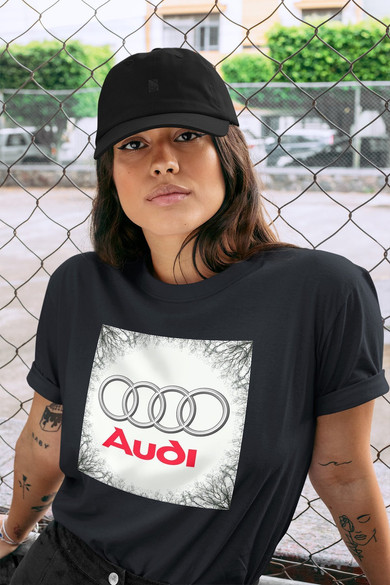 Koszulka z naszywką Audi 02