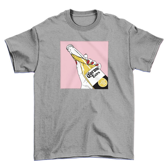 Koszulka z naszywką CORONA Extra