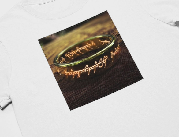 Koszulka z naszywką Lord of the Rings –Ring