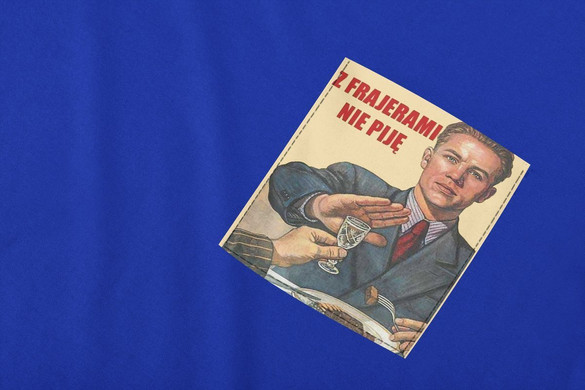 Koszulka z kieszonką Z FRAJERAMI NIE PIJĘ