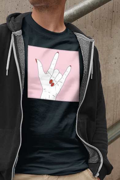 Koszulka z naszywką Sweet Metal Gesture